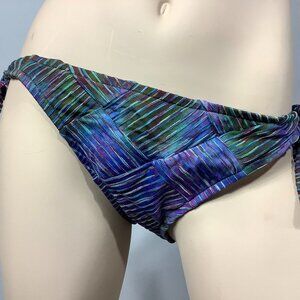 Lucky Brand SIDE TIE Blue & Green Bikini Bottoms Tie Dyed BNWT Various Sizes